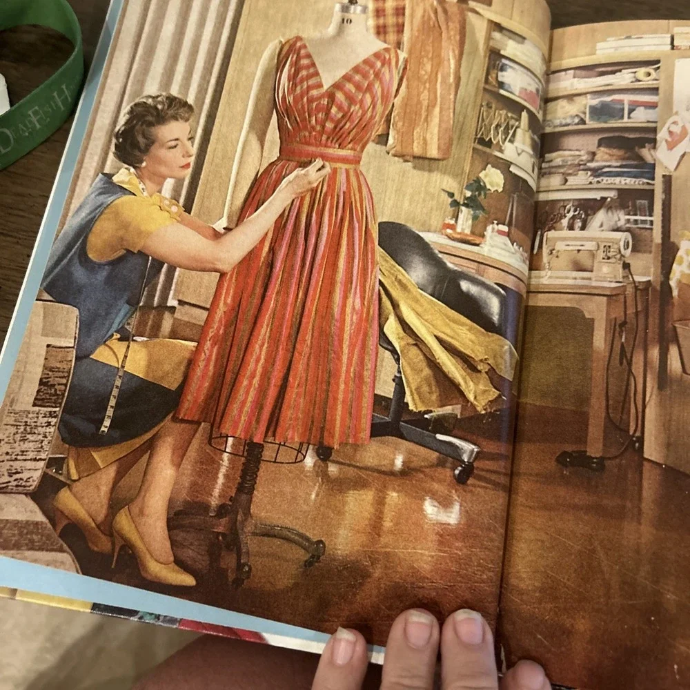 2 Vintage Better Homes & Gardens Sewing Books 1961 & 1964 Hardcover Sewing Lot